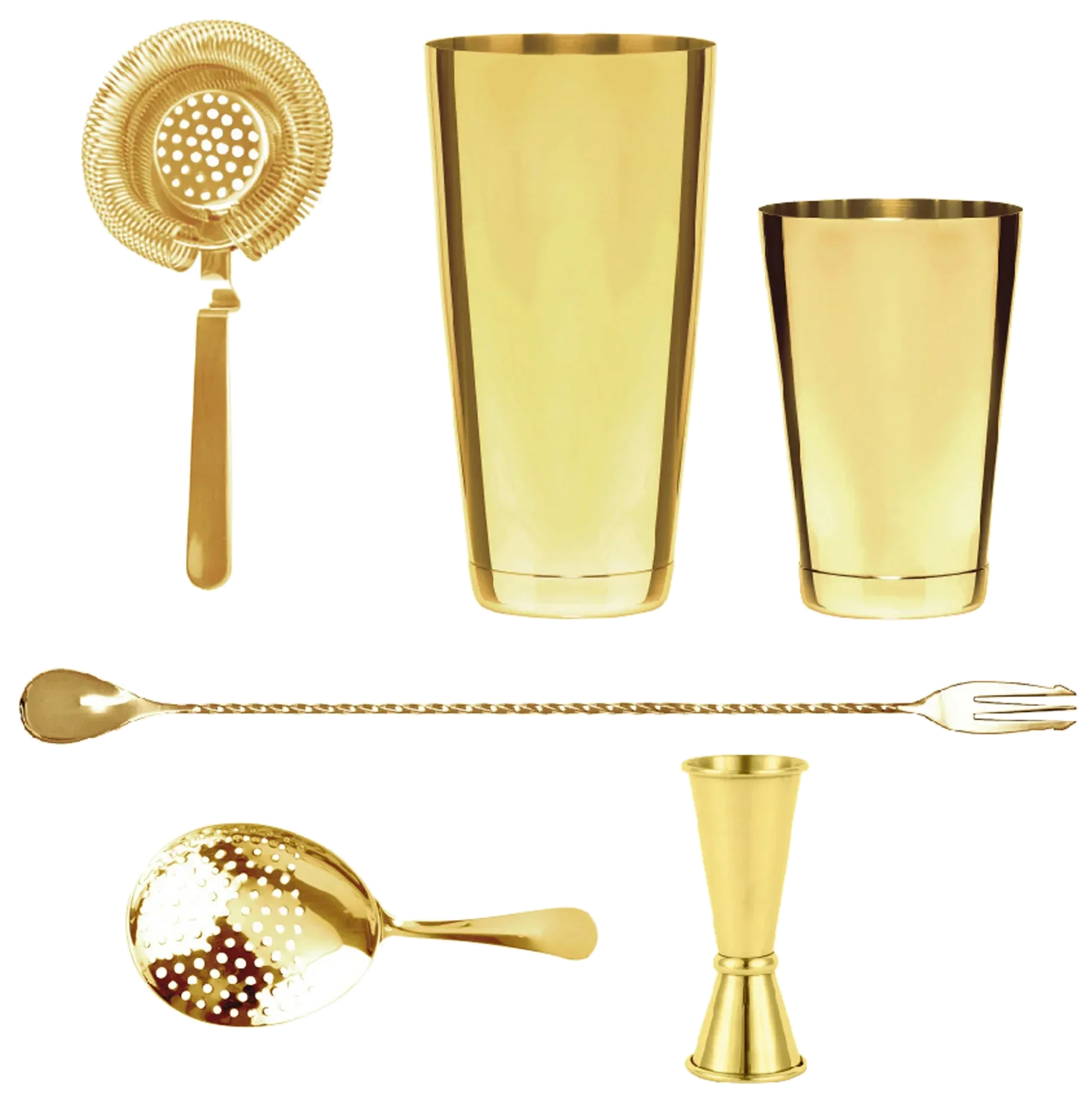 Zestaw barmański złoty  / BAR PROFESSIONAL
