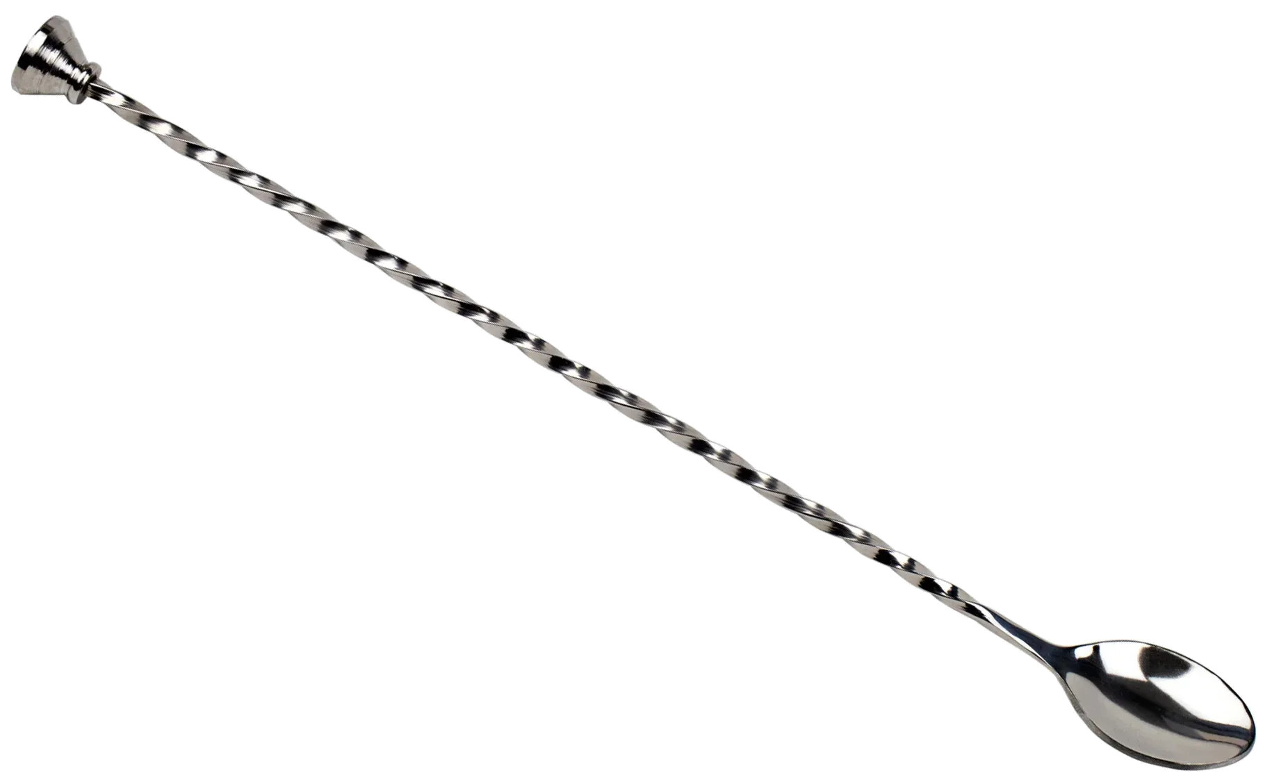 Łyżka barmańska z muddlerem 30 cm stalowa  / BAR PROFESSIONAL
