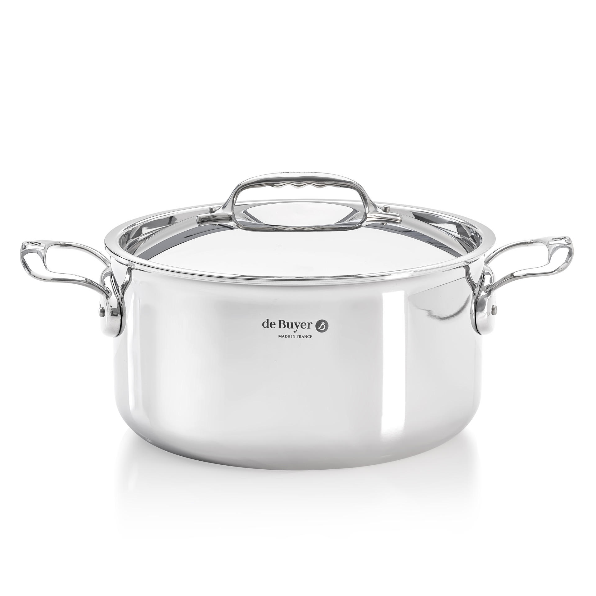AFFINITY Garnek wysoki z pokrywą 24 cm / DE BUYER