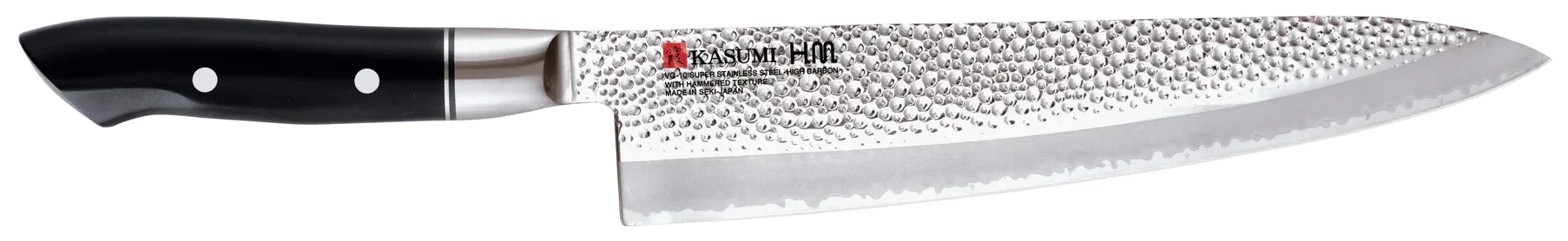 VG-10 HM Nóż japoński szefa kuchni kuty 24 cm młotkowany / KASUMI