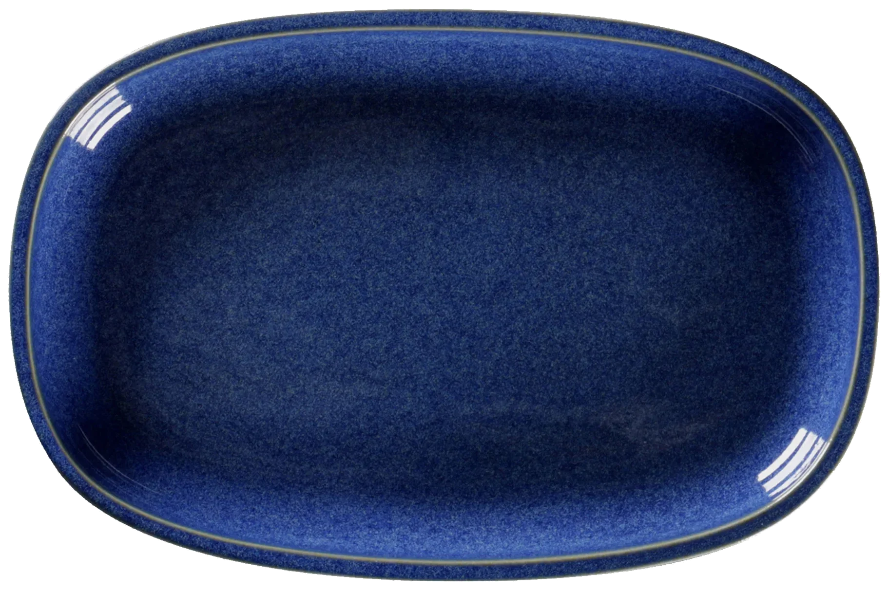 EASE RAKSTONE Półmisek 23x15 cm kobaltowy / RAK PORCELAIN