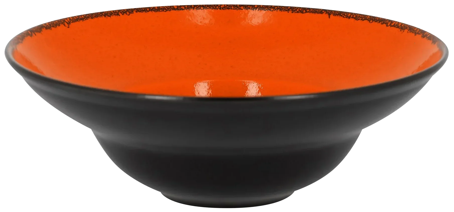 FIRE Talerz głęboki, okrągły 26 cm pomarańczowy / RAK PORCELAIN