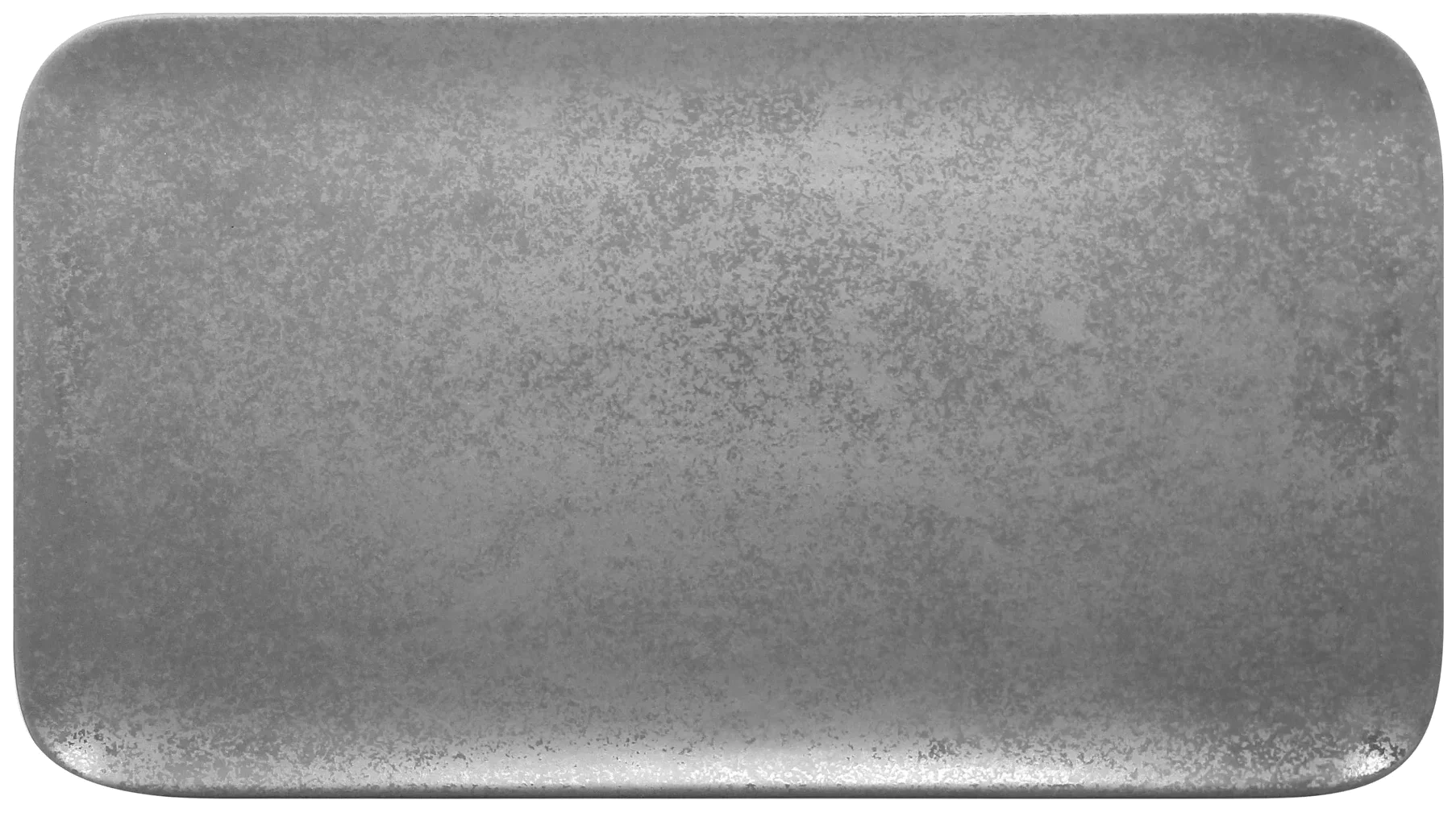 SHALE Talerz prostokątny 38x21 cm szary / RAK PORCELAIN 