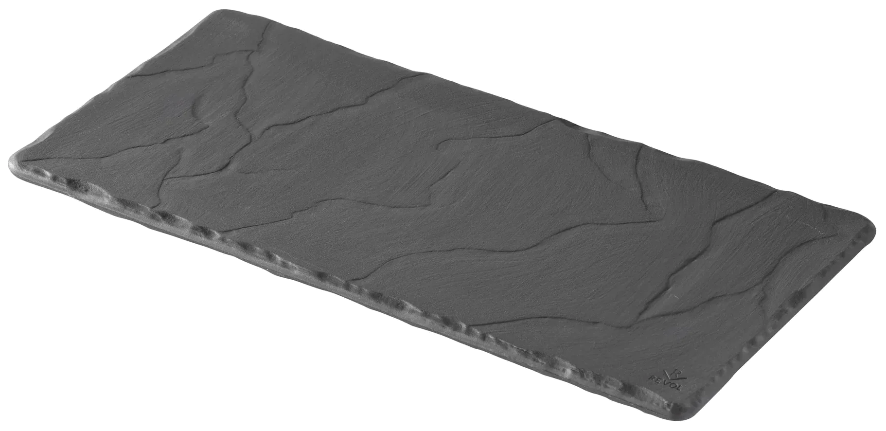 BASALT Taca prostokątna 25 x 12 cm czarny / REVOL