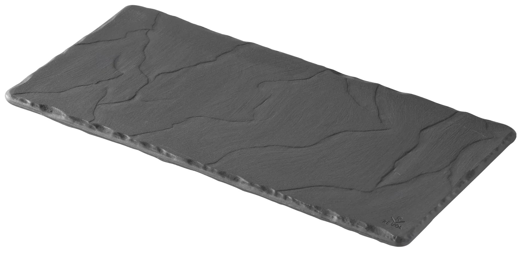 BASALT Taca prostokątna 30 x 11 cm czarny / REVOL