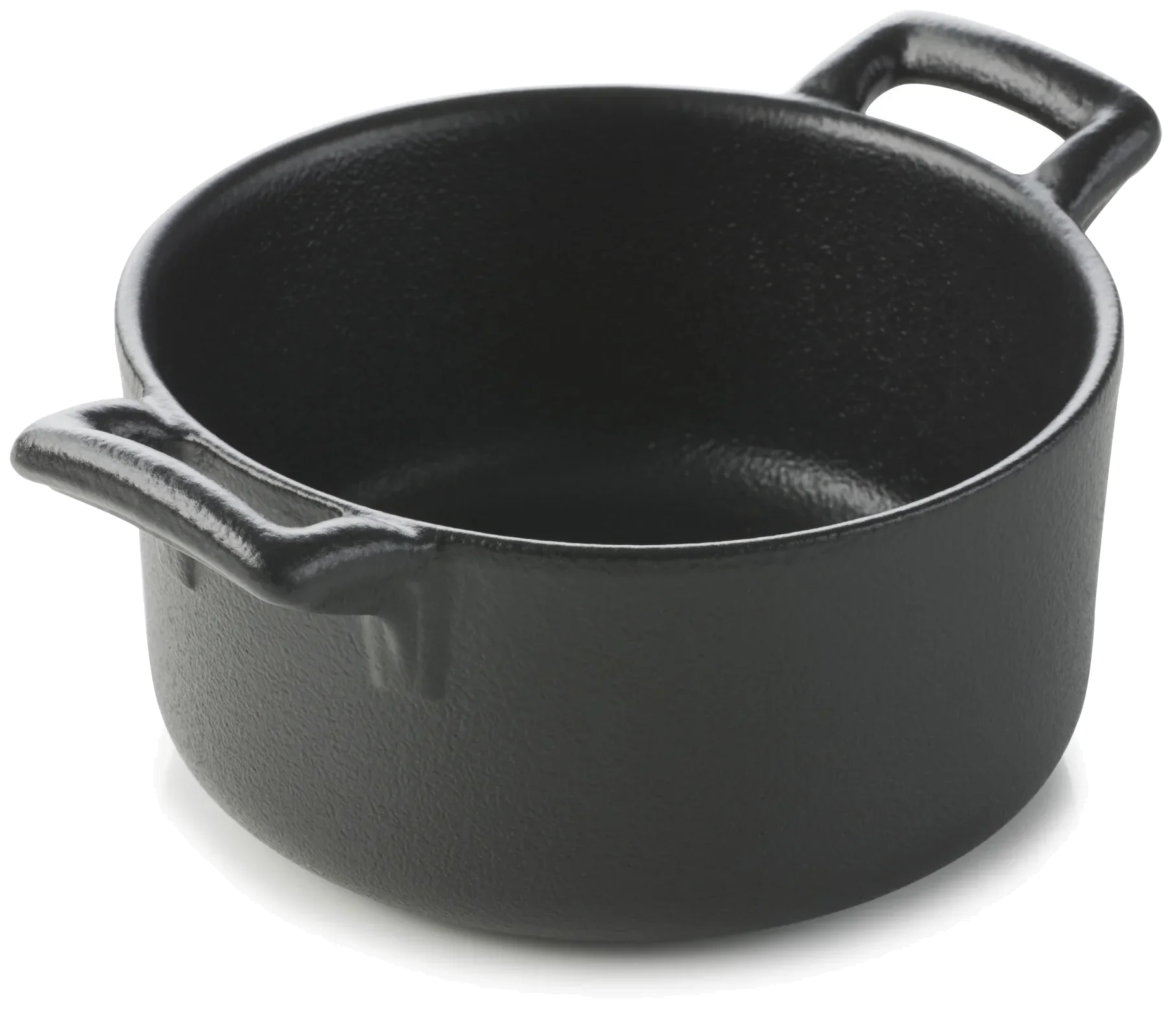 BELLE CUISINE Garnuszek z pokrywą 0,2 l czarny / REVOL