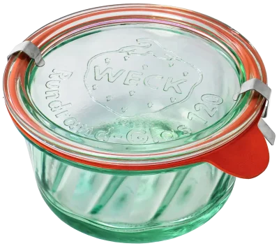 Słoik BAKERY z pokrywą, uszczelką i 2 zapinkami 450 ml op.6 szt. / WECK