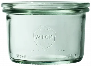 Mini słoik STURZ bez pokrywki 200 ml op. 12 szt. / WECK