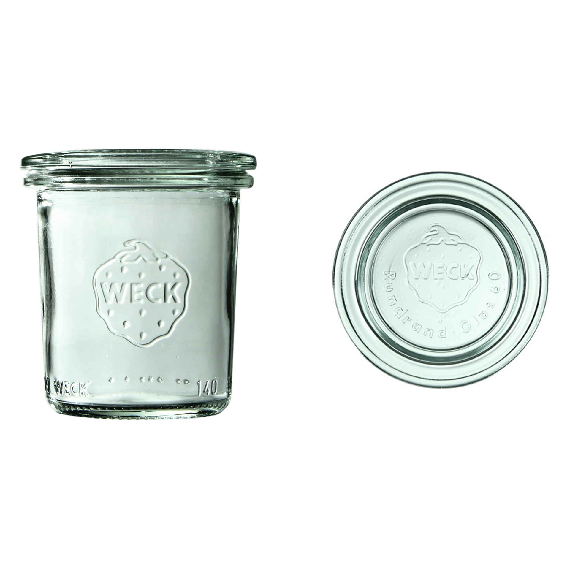 Mini słoik MINI-STURZ z pokrywką 140 ml op. 12 szt. / WECK