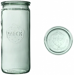 Słoik cylindryczny ZYLINDER z pokrywką 1590 ml op. 6 szt. / WECK